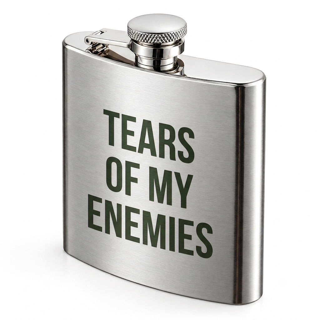 Tears of my Enemies - novelty flask