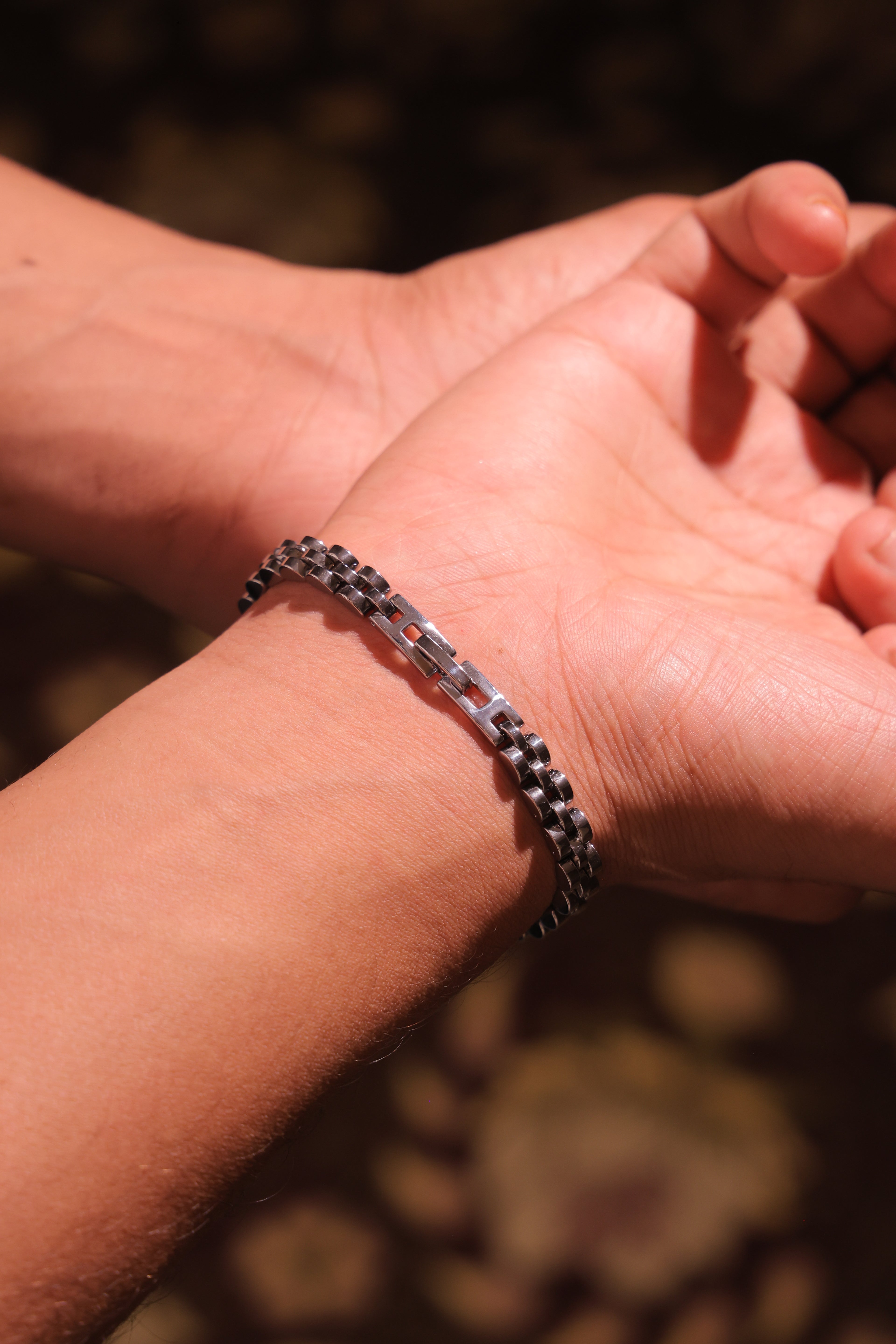 Steel grid bracelet (5mm)