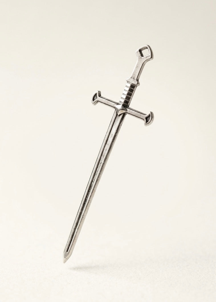 Sword Cross Pendant ✝️ Limited edition (comes with the chain )