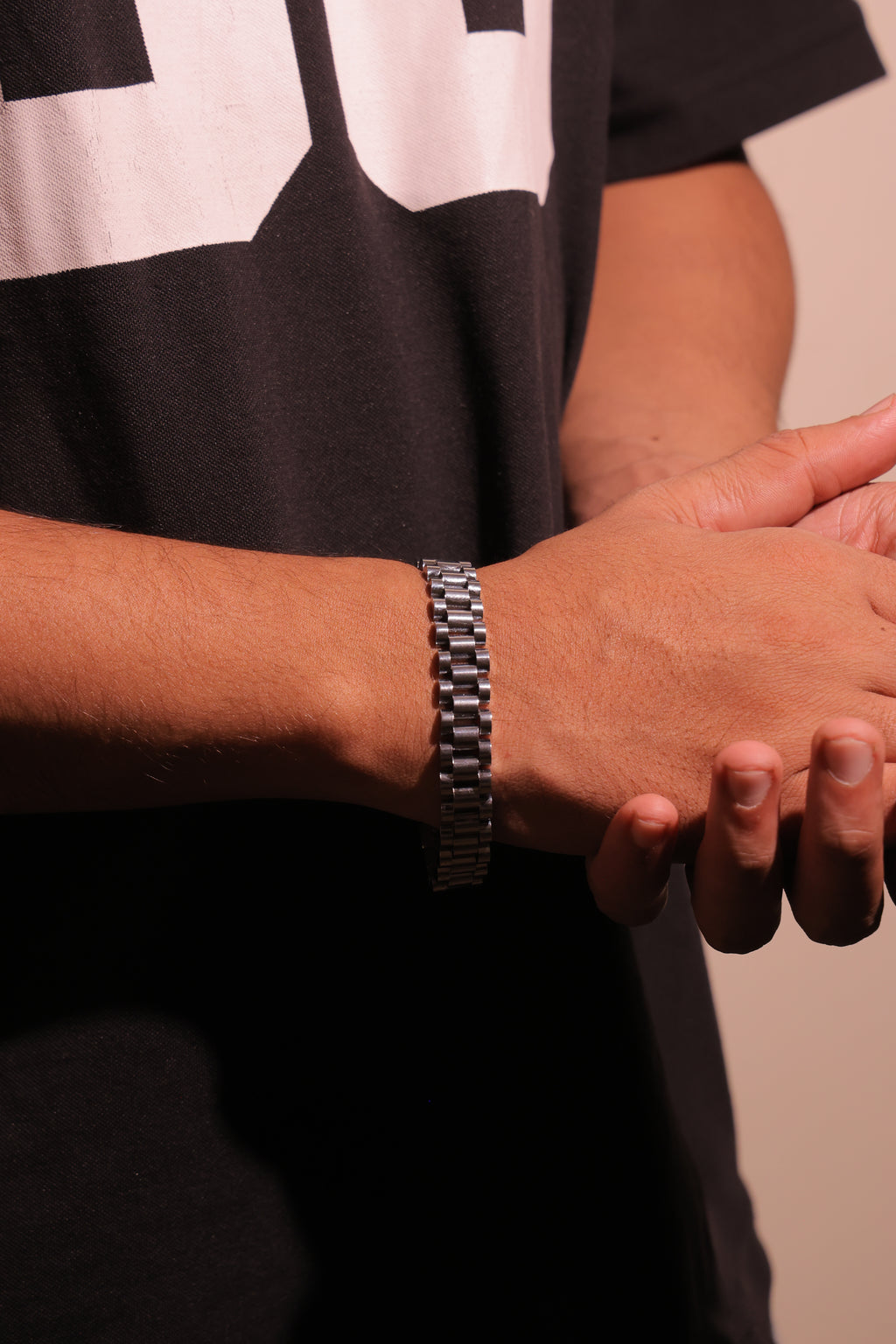 Steel Grid Bracelet  (2 years warranty)