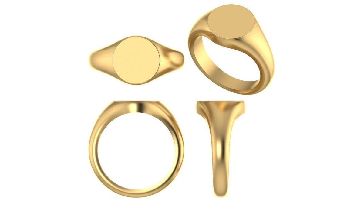 Luxe oval ring