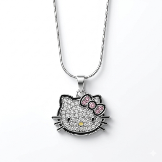 Iced Hello Kitty Pendant