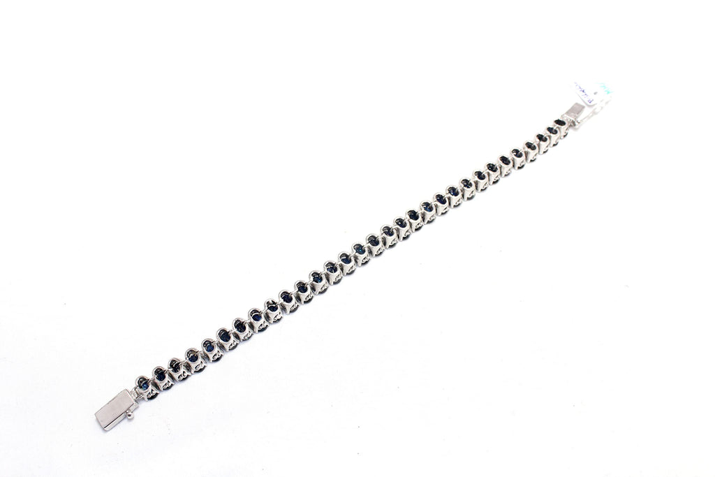 Black Stone Tennis Bracelet (1 year warranty)