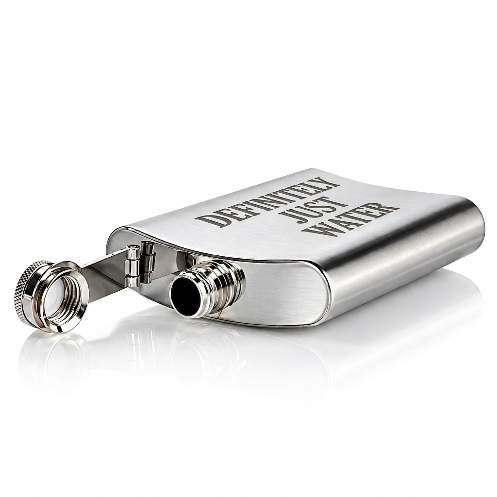 Definitely Water - Novelty Flask