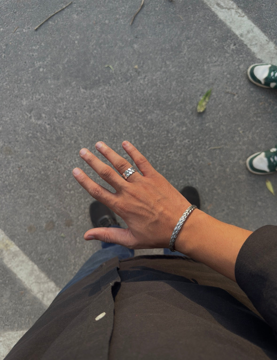 Grid Lock Ring ( Adjustable )