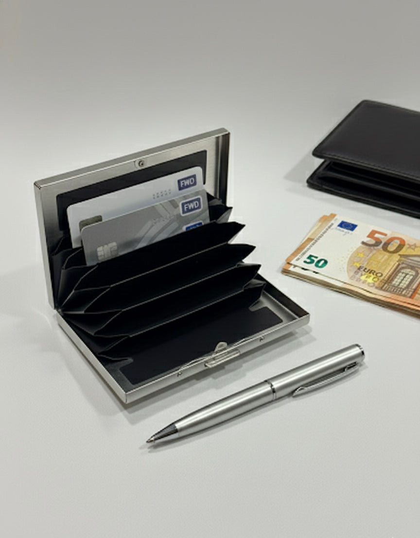 Classic metal wallet(silver)