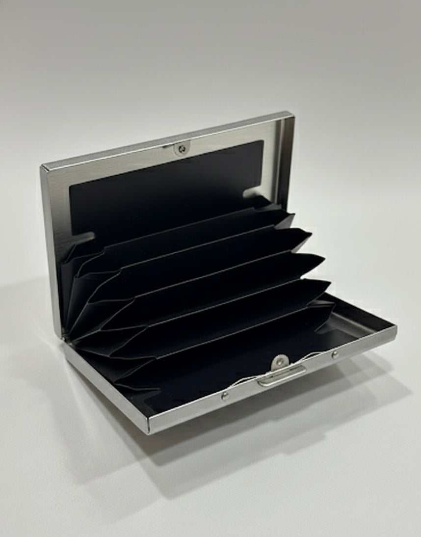 Classic metal wallet(silver)