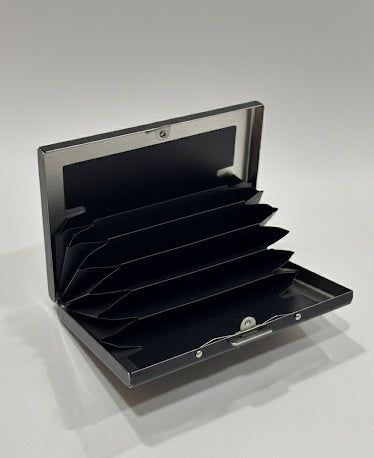 Classic metal wallet(black)