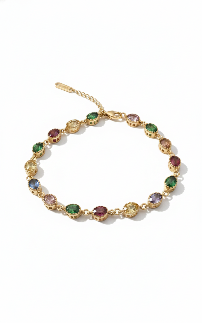 Classic colorstone bracelet