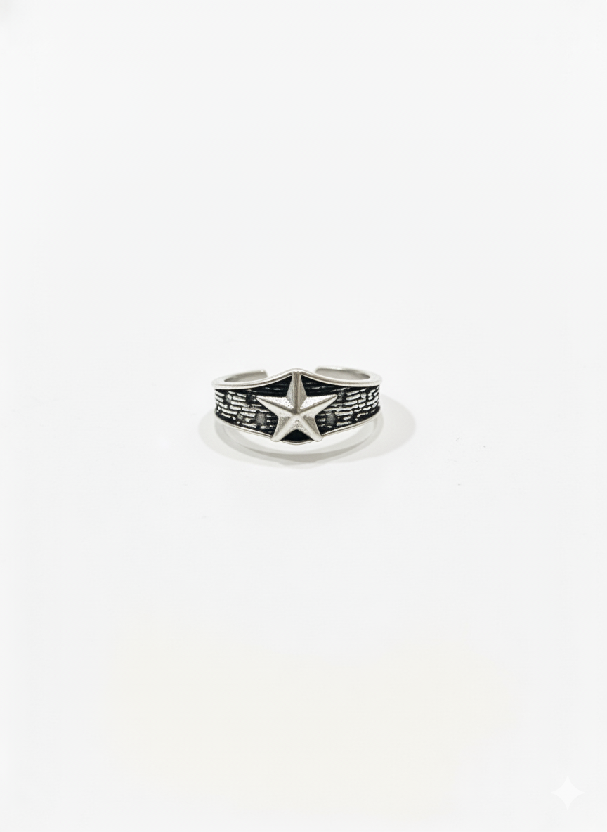 Anchor star ring