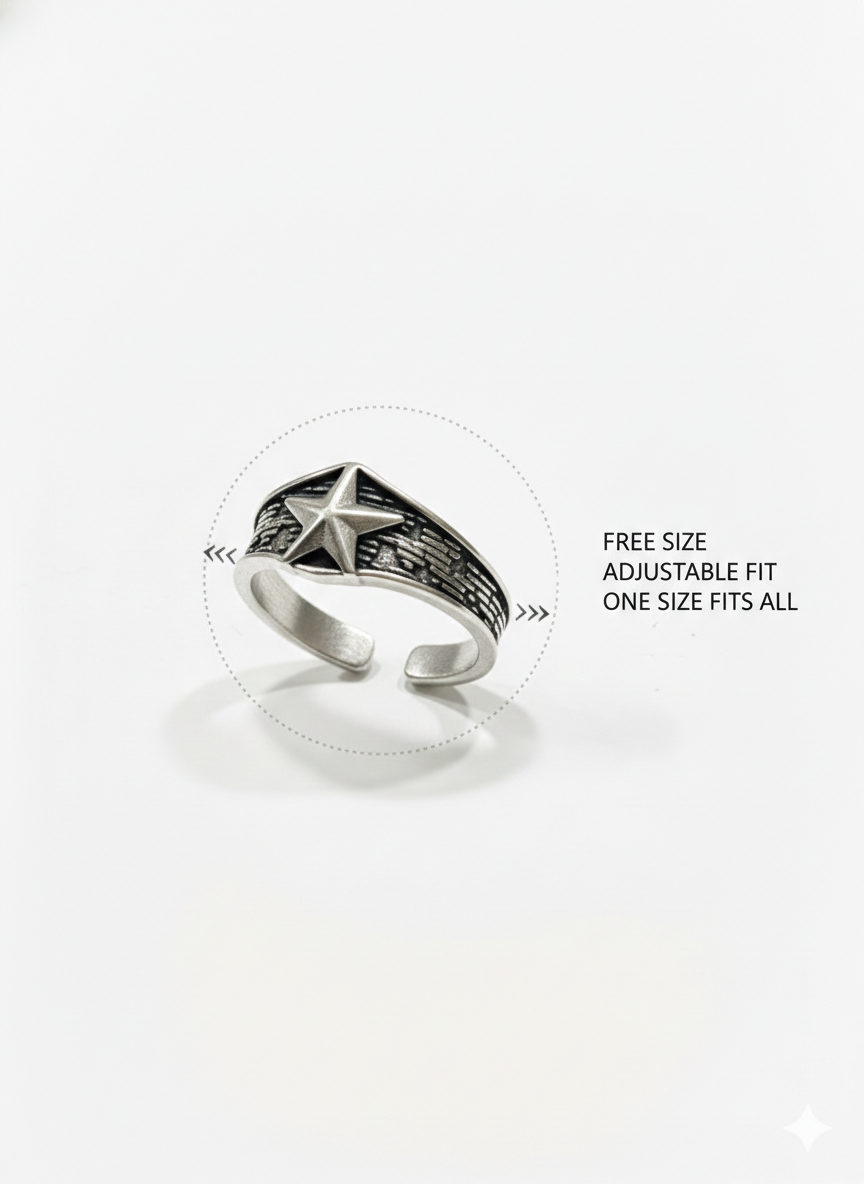Anchor star ring