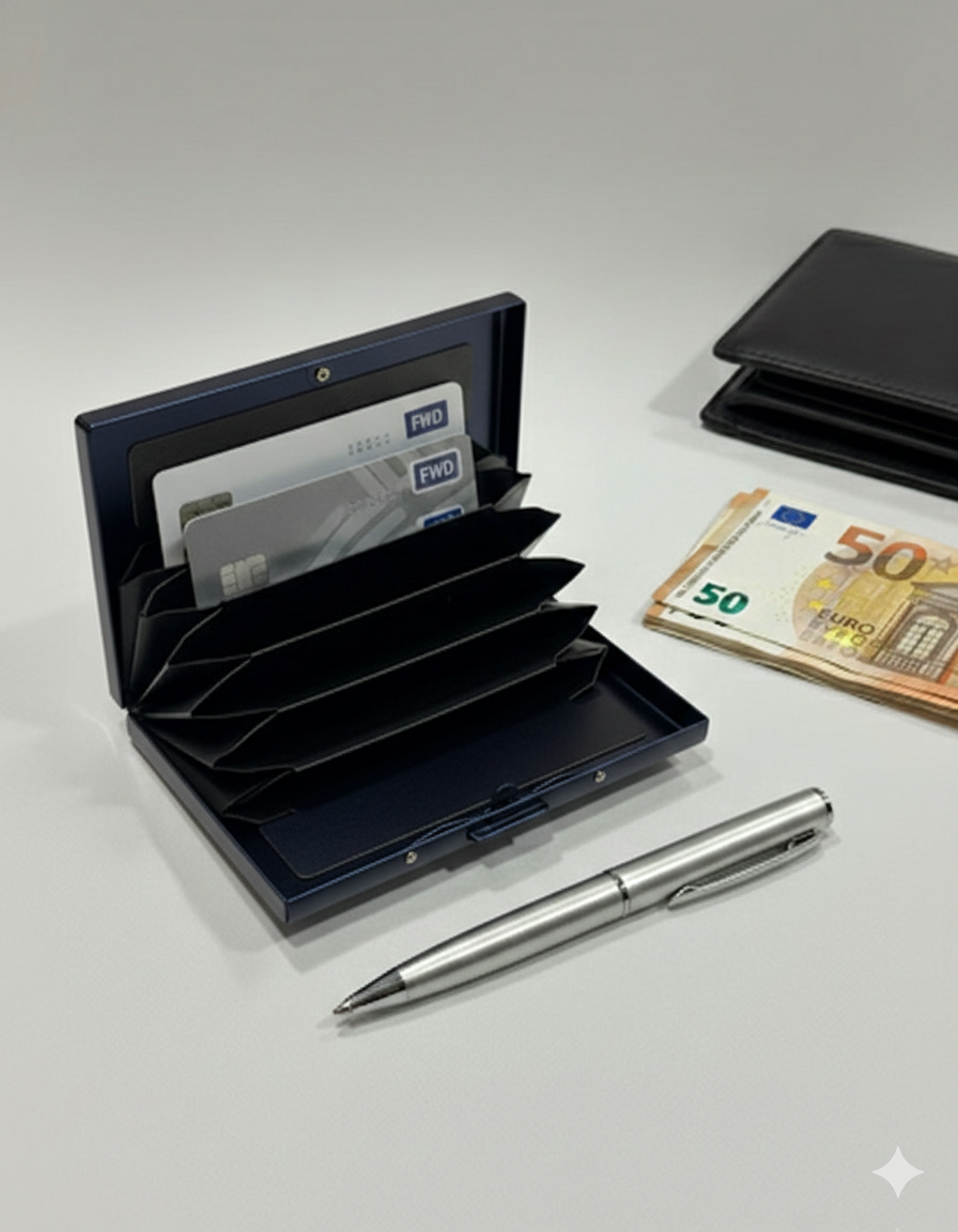 Metal Wallet Blue (limited edition)