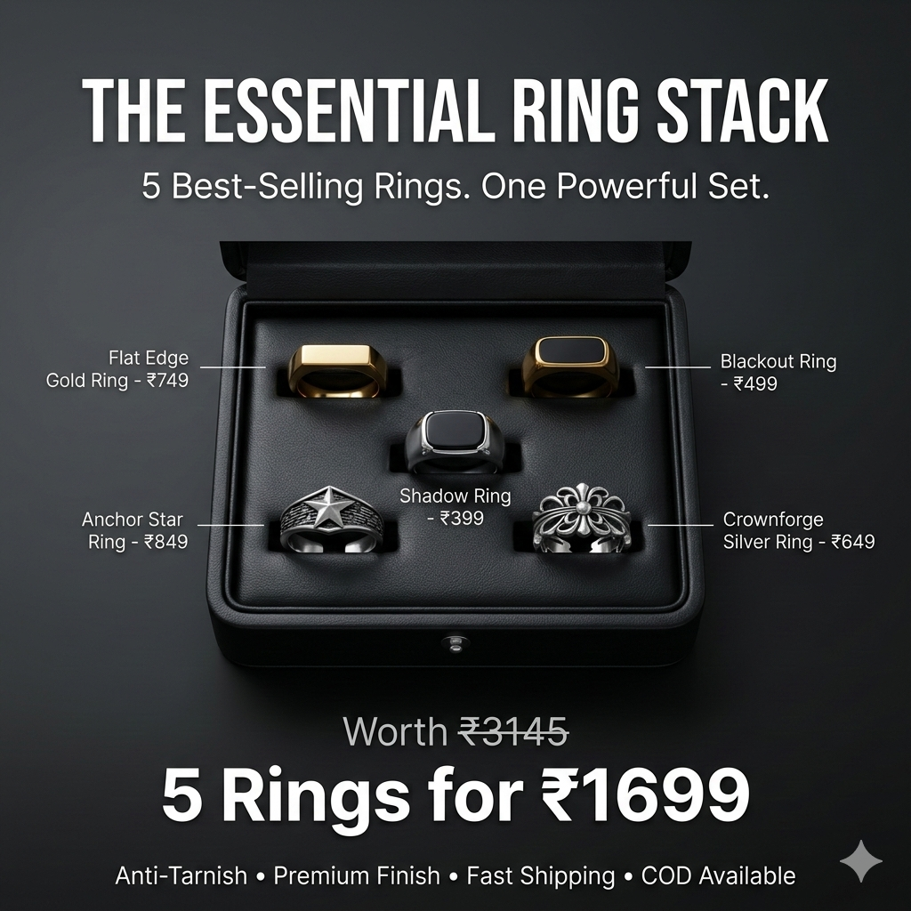 The Ring Stack Set ( set of 5 rings )