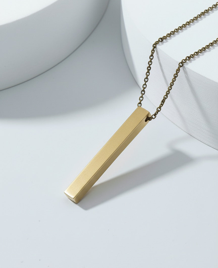 The Golden Bar pendant