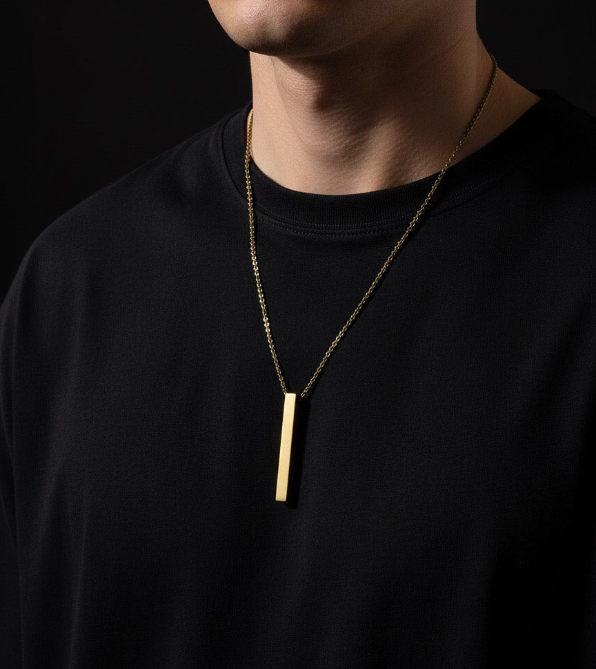 The Golden Bar pendant