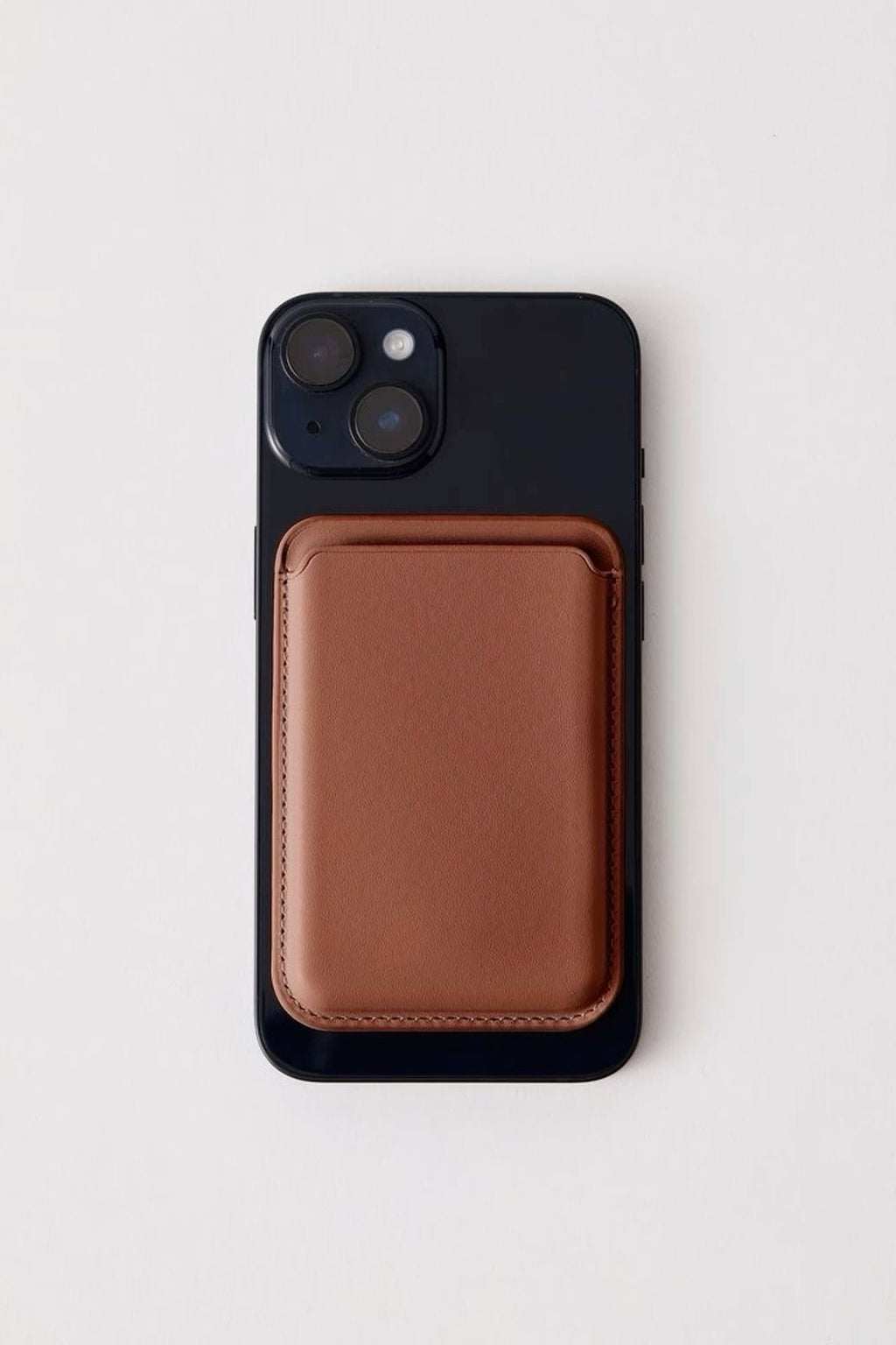 The secure magsafe leather wallet (brown)