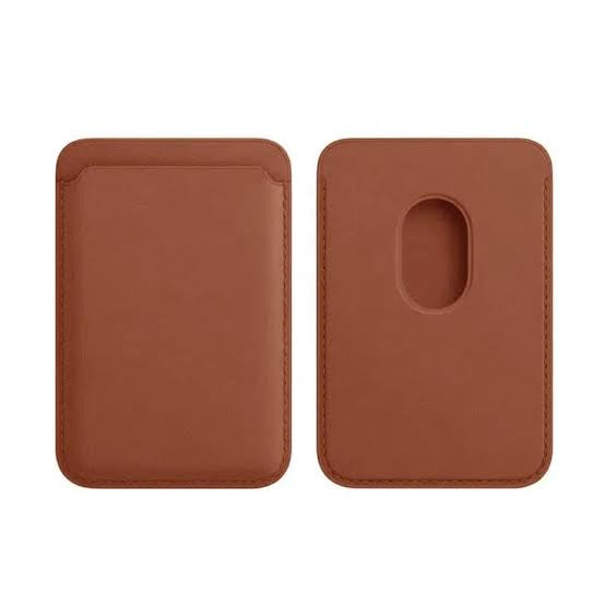 The secure magsafe leather wallet (brown)